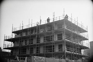 Bouw van het oude stadhuis
